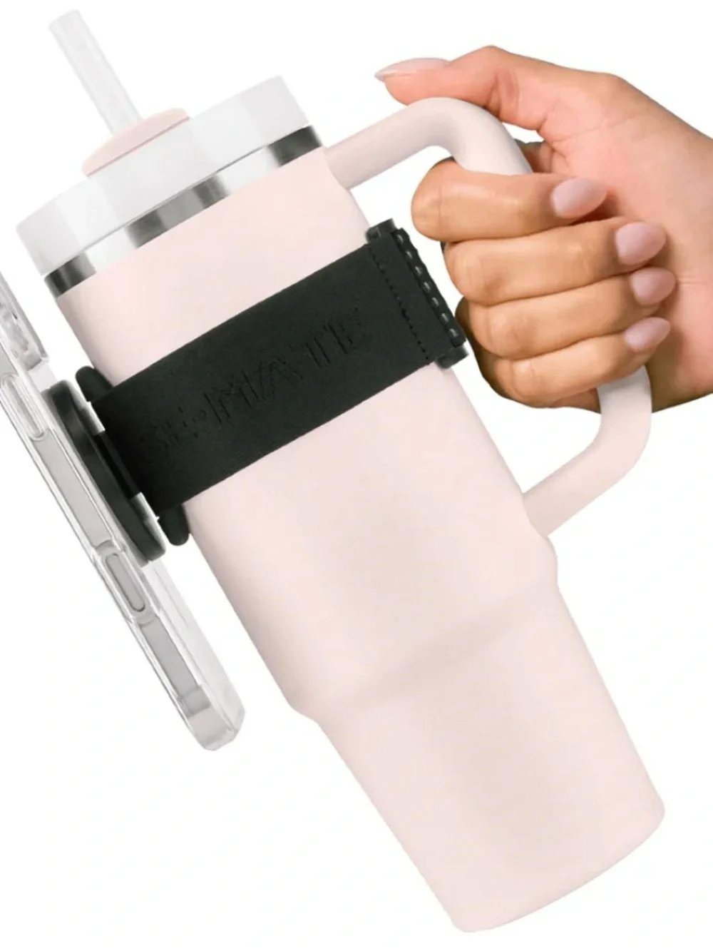 Case Mate Magnetic Phone Holder for Water Bottles - Black